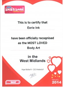 best in west mids 2014